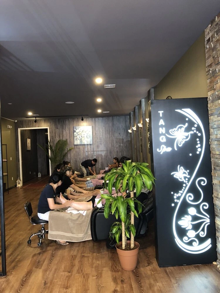 Reception area inside Tang Beauty Salon